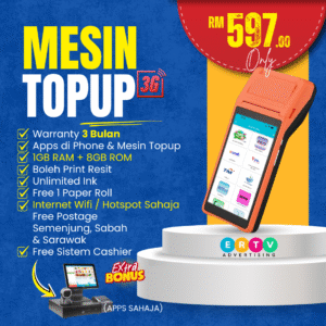 Mesin Topup 3G (Wifi Sahaja)